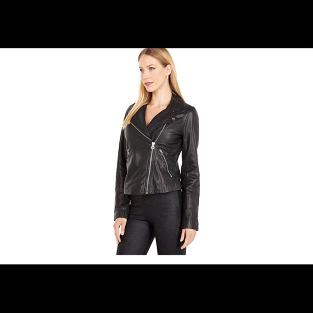 Madewell Washed Leather Moro Jacket - NWT